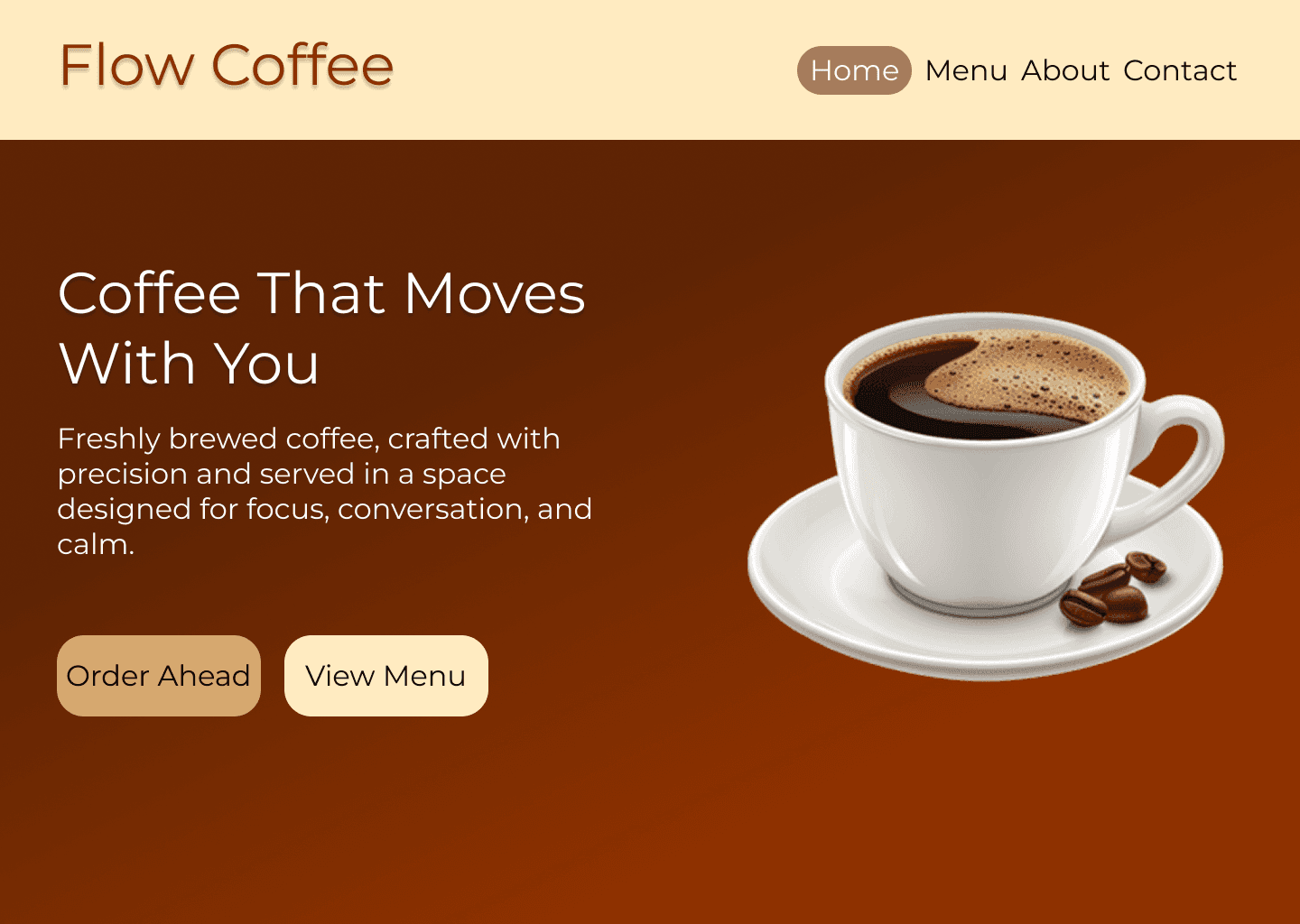 Simple Website - Coffee Shop